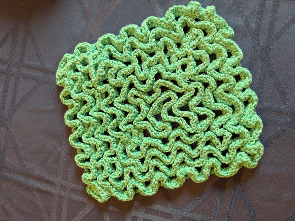 Turquoise waves hotpad