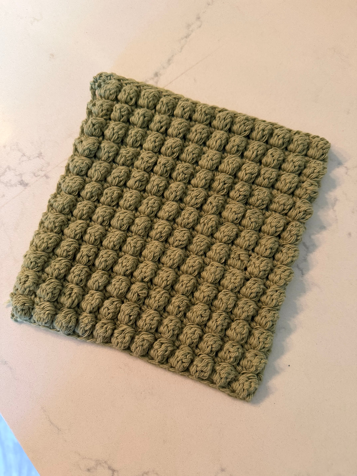 Sage green hotpad