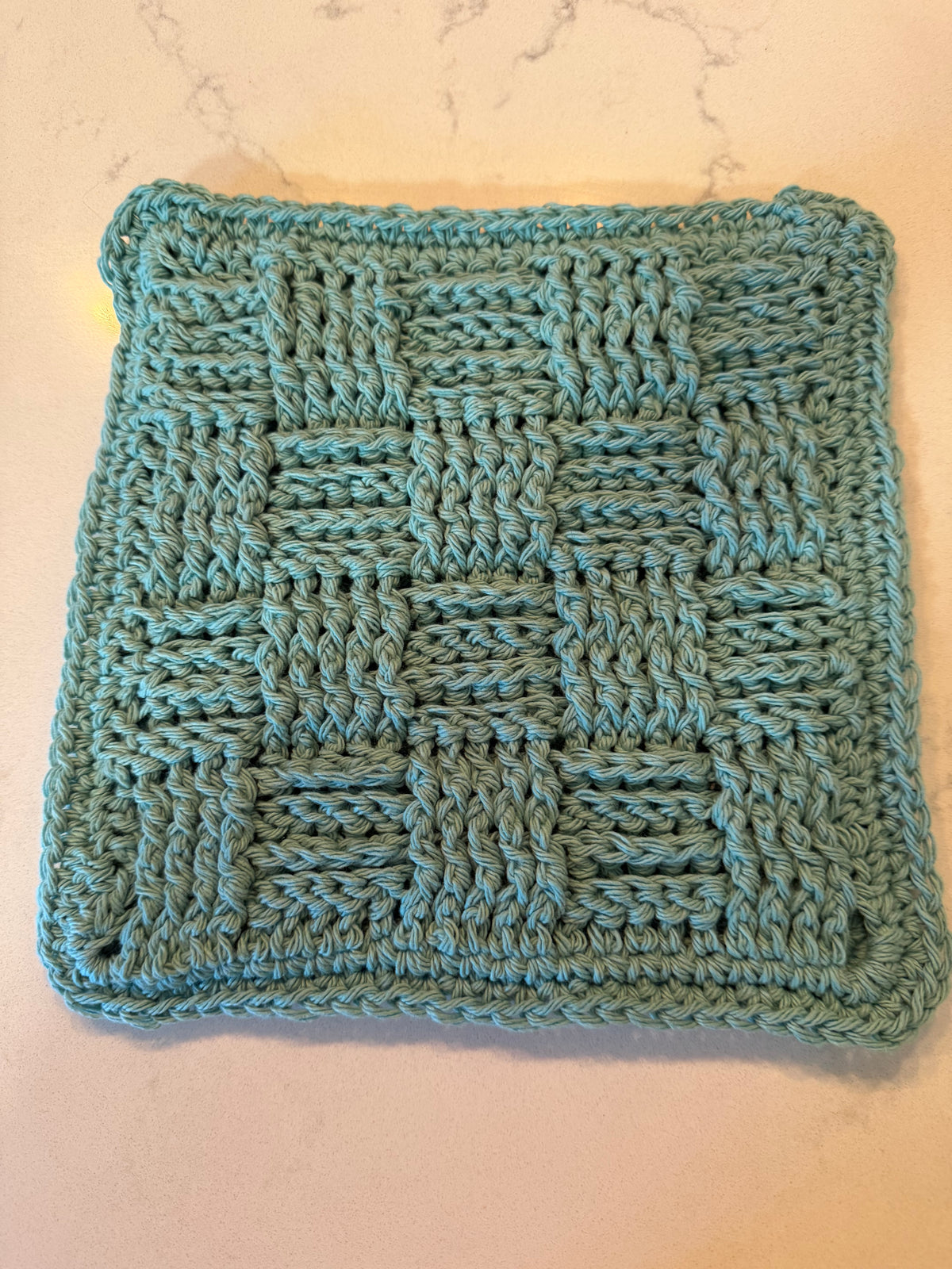Double-thick sage hotpad