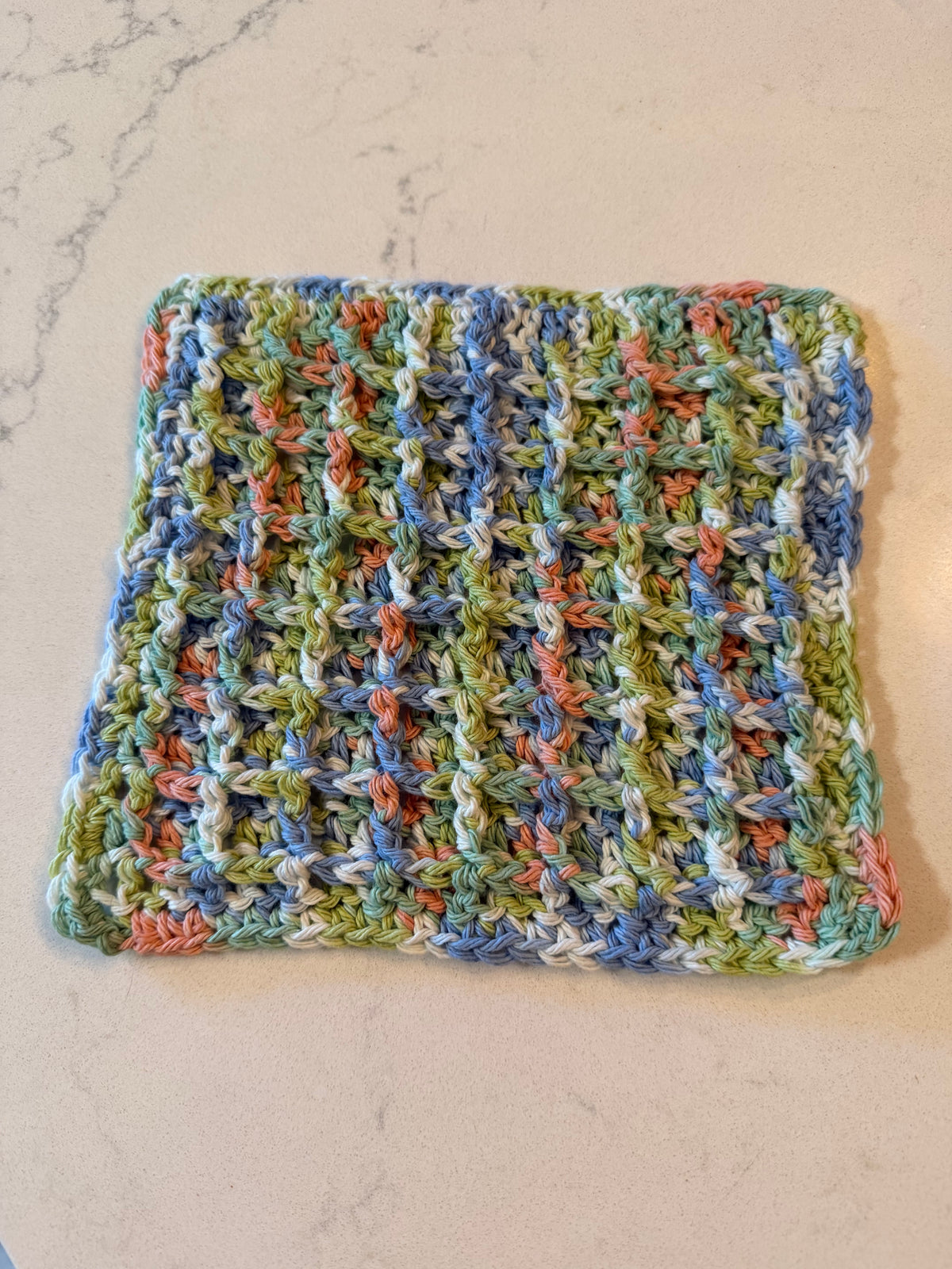 Thick colourful hotpad