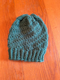 Pine green beanie